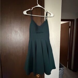 City Studio Dark Green Mini Dress